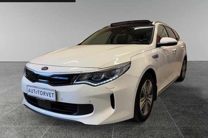 Hvid Kia Optima fra 2018