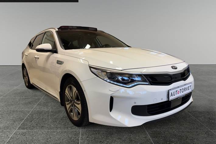 Hvid Kia Optima fra 2018