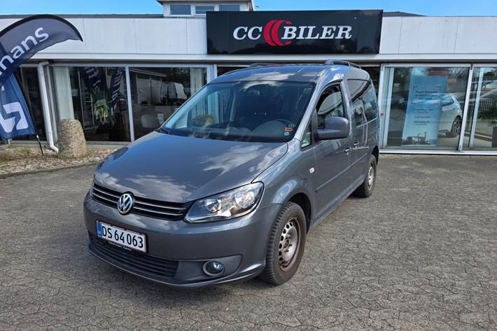 Grå VW Caddy fra 2012