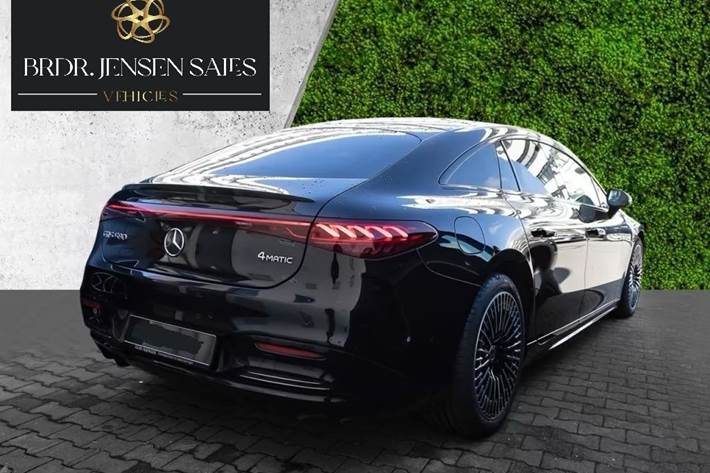 Sort Mercedes EQS 580 fra 2022