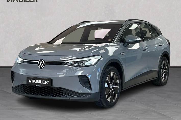 Grå VW ID.4 fra 2021 set udefra