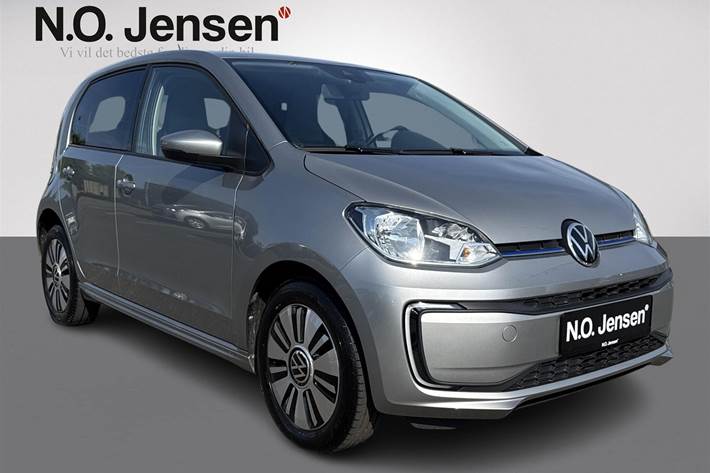 Grå VW e-up fra 2021 set udefra