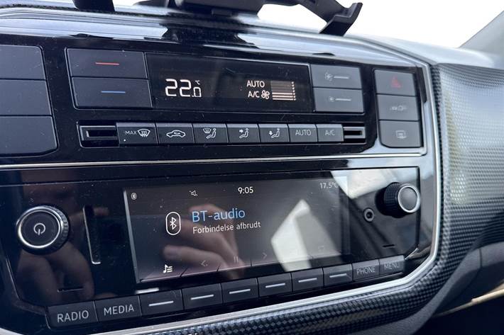 Grå VW e-up fra 2021