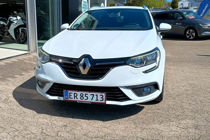 Hvid Renault Mégane fra 2018