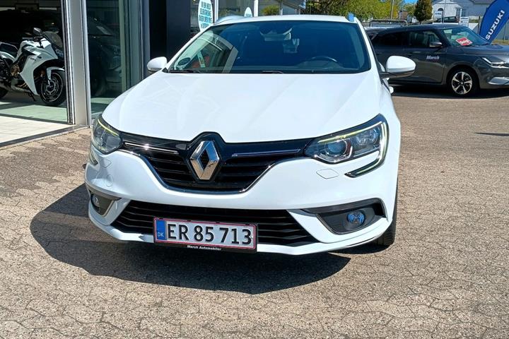Hvid Renault Mégane fra 2018