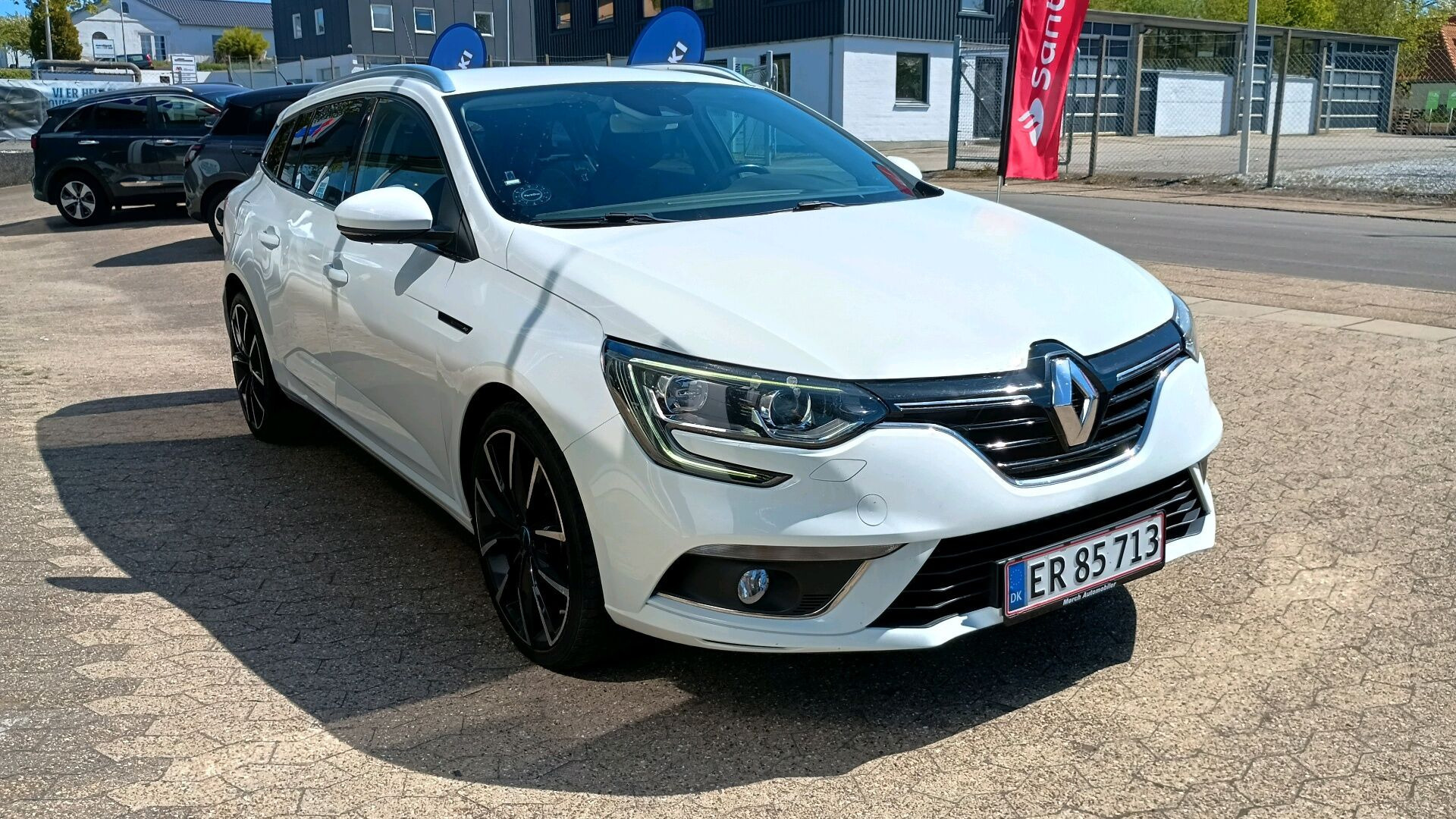 Hvid Renault Mégane fra 2018
