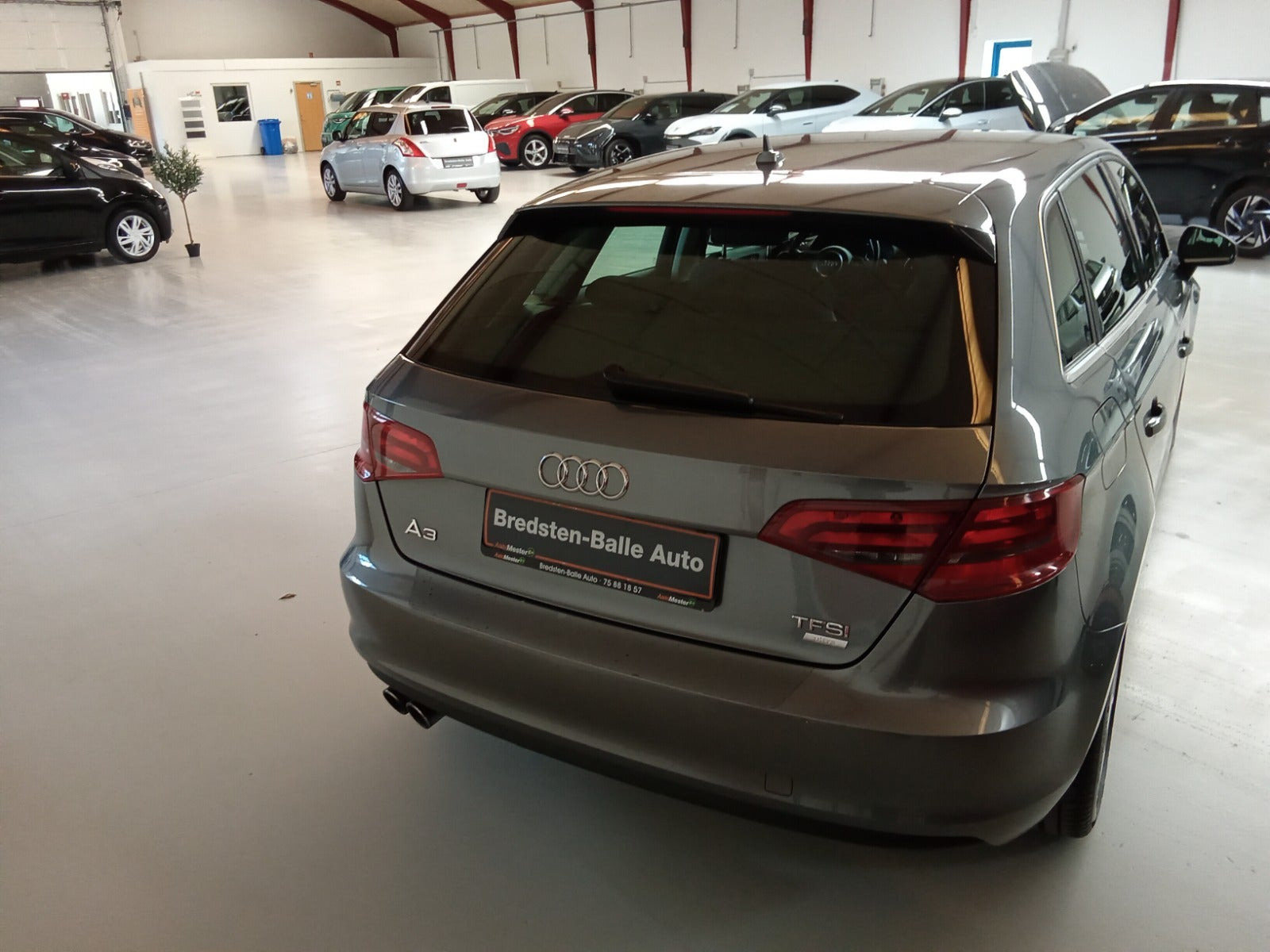 Grå Audi A3 fra 2016