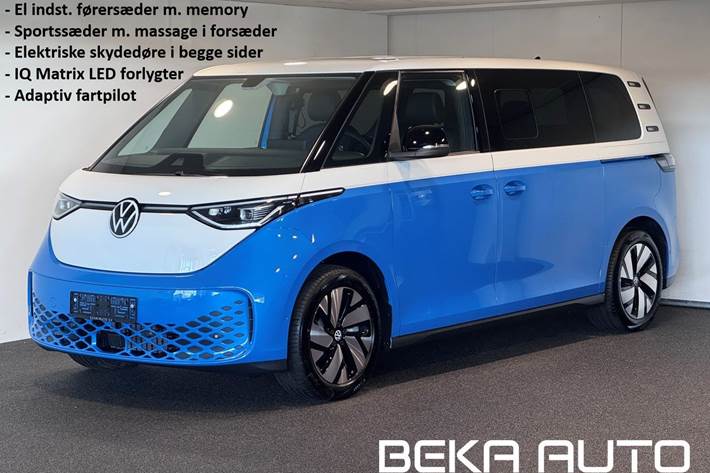 Blå VW ID.Buzz fra 2026