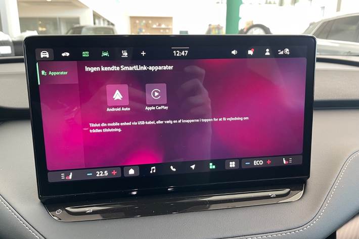 Grå Skoda Enyaq fra 2026