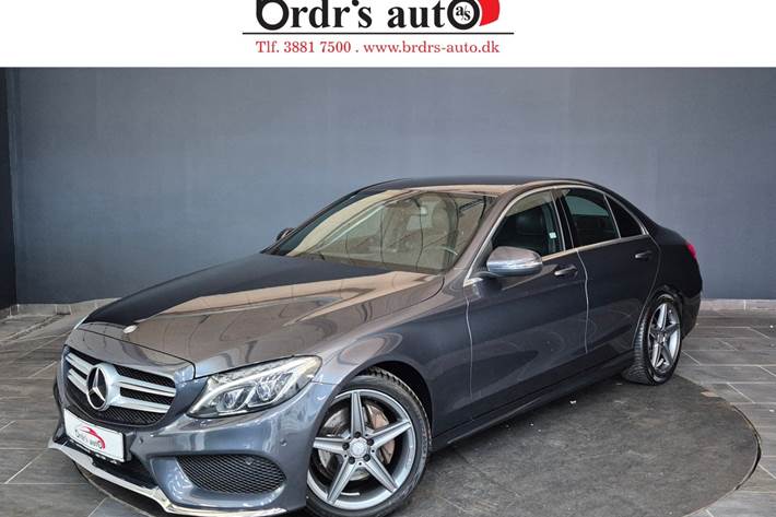 Sort Mercedes C220 d fra 2015