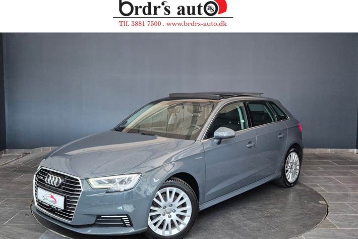 Grå Audi A3 fra 2017