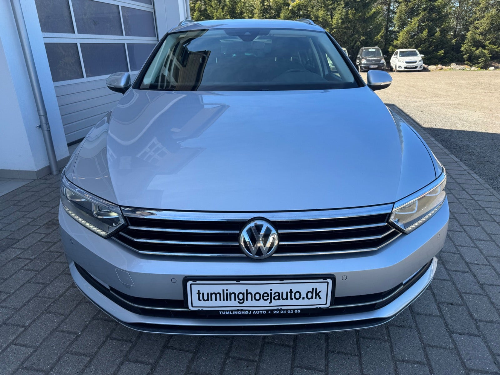 Sølv VW Passat fra 2018