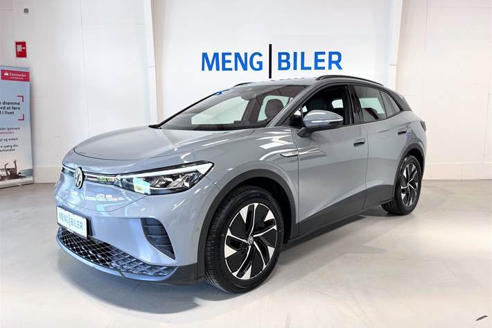 Grå VW ID.4 fra 2022 set udefra