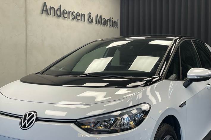 Hvid VW ID.3 fra 2023
