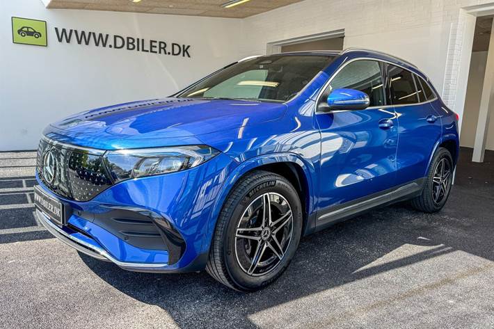 Blå Mercedes EQA 250+ fra 2024