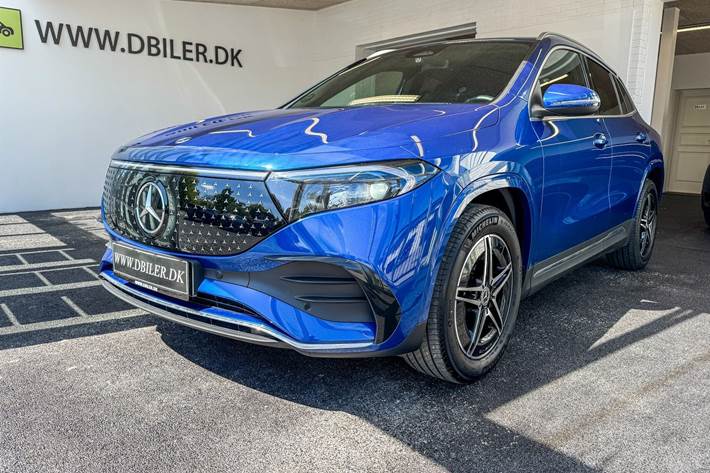 Blå Mercedes EQA 250+ fra 2024