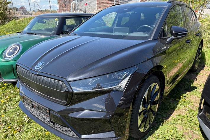 Sort Skoda Enyaq fra 2023