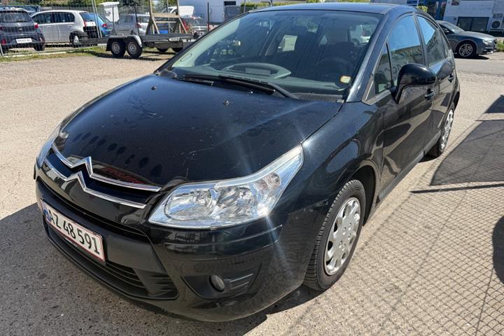 Sort Citroën C4 fra 2009 set udefra