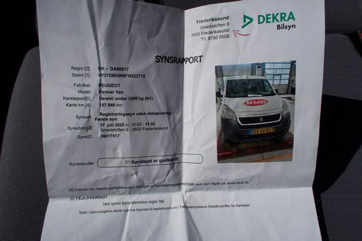 undefined Peugeot Partner fra 2015