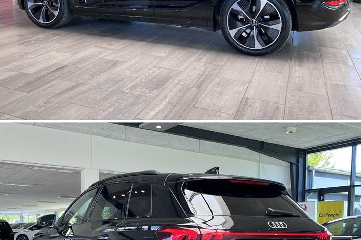 Sort Audi Q6 e-tron fra 2025