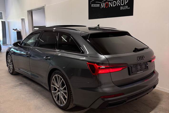 Grå Audi A6 fra 2018