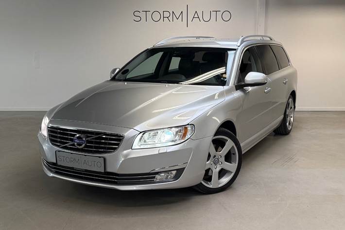 Sølv Volvo V70 fra 2016