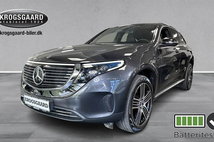 Grå Mercedes EQC400 fra 2022