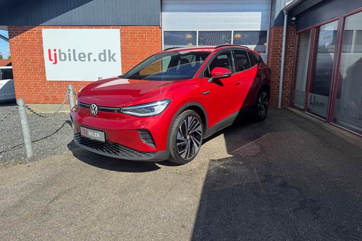 Rød VW ID.4 fra 2022
