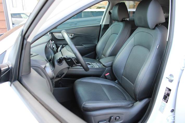 Hvid Hyundai Kona fra 2020