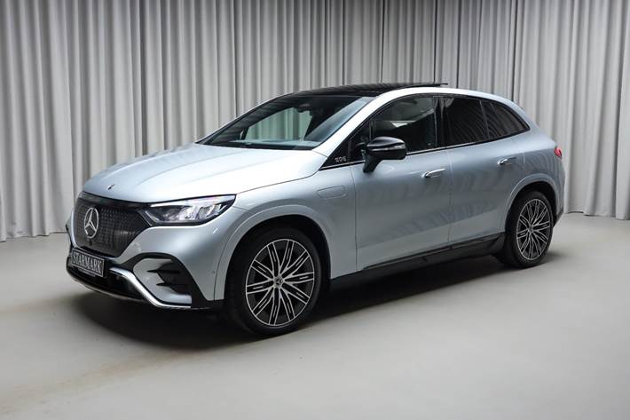 Sølv Mercedes EQE350 SUV fra 2025
