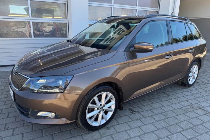 Brun Skoda Fabia fra 2018