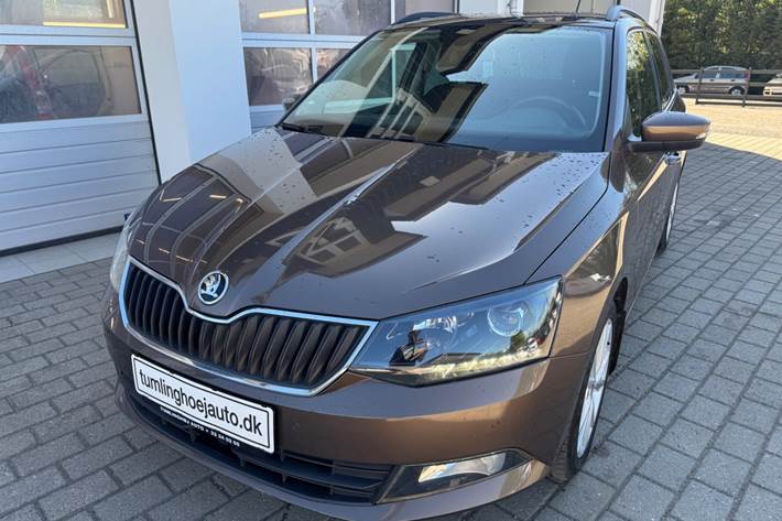 Brun Skoda Fabia fra 2018