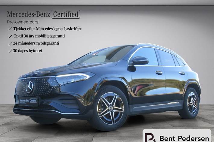 Sort Mercedes EQA 250+ fra 2024