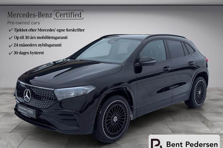 Sort Mercedes EQA 250+ fra 2024