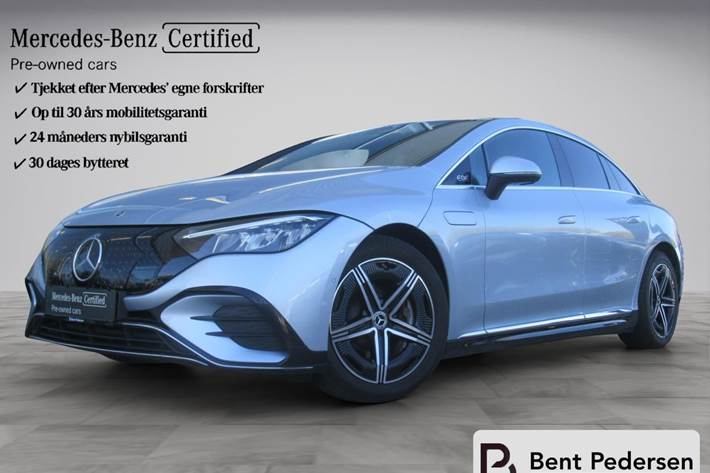 Grå Mercedes EQE 300 fra 2023