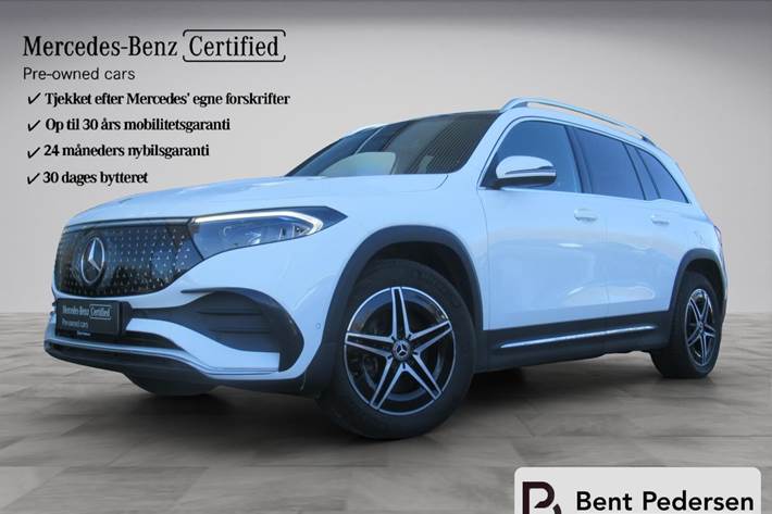 Hvid Mercedes EQB 250+ fra 2024