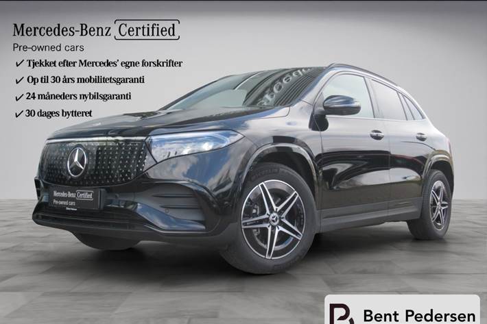 Sort Mercedes EQA 250+ fra 2025