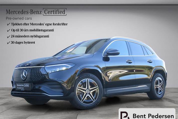 Sort Mercedes EQA 250+ fra 2024
