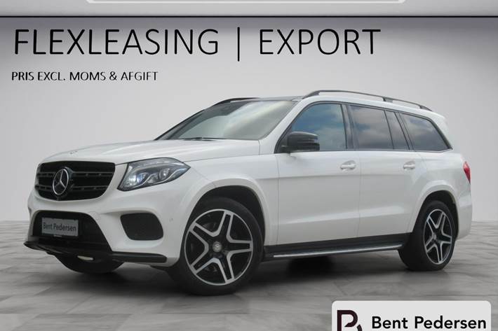 Hvid Mercedes GLS400 fra 2017