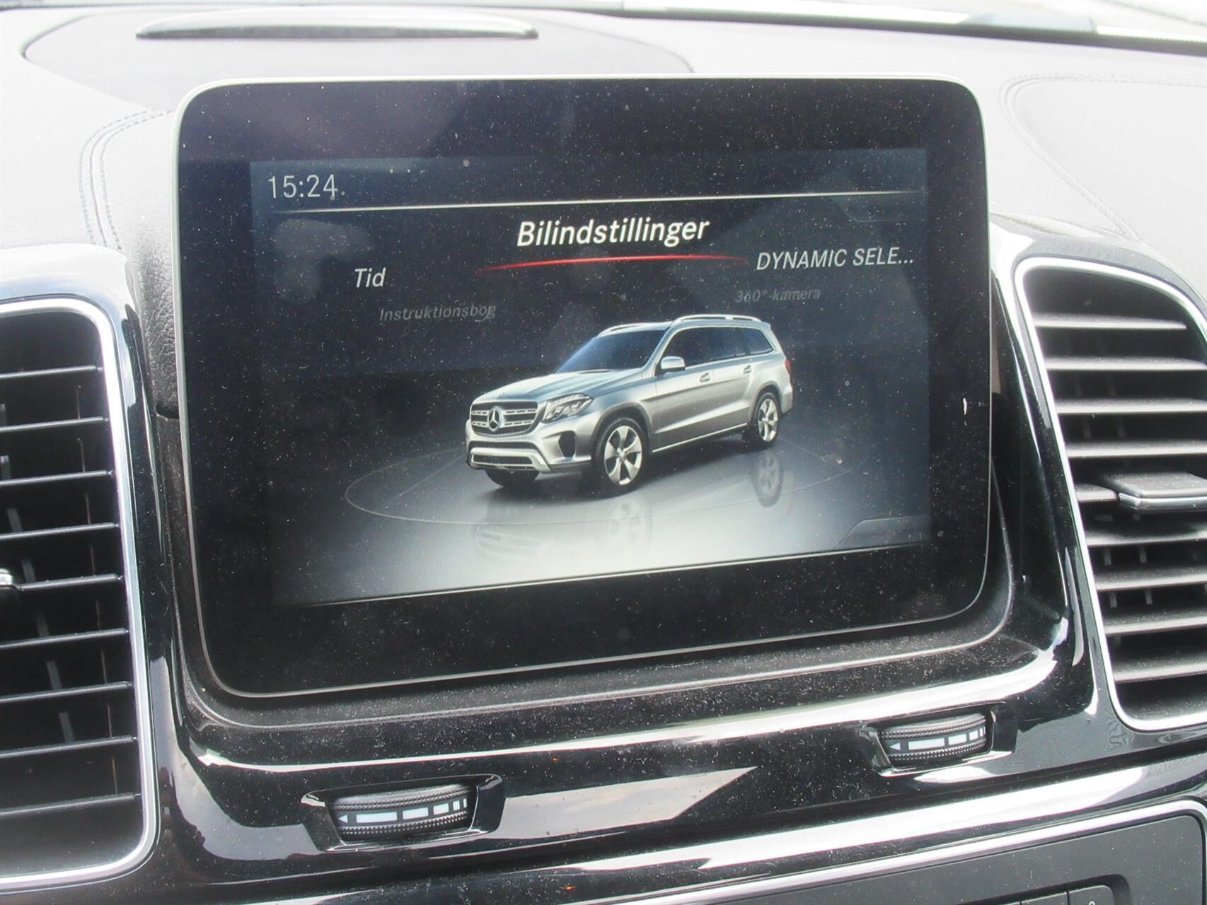Hvid Mercedes GLS400 fra 2017