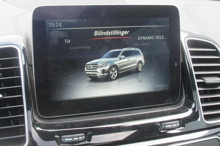 Hvid Mercedes GLS400 fra 2017