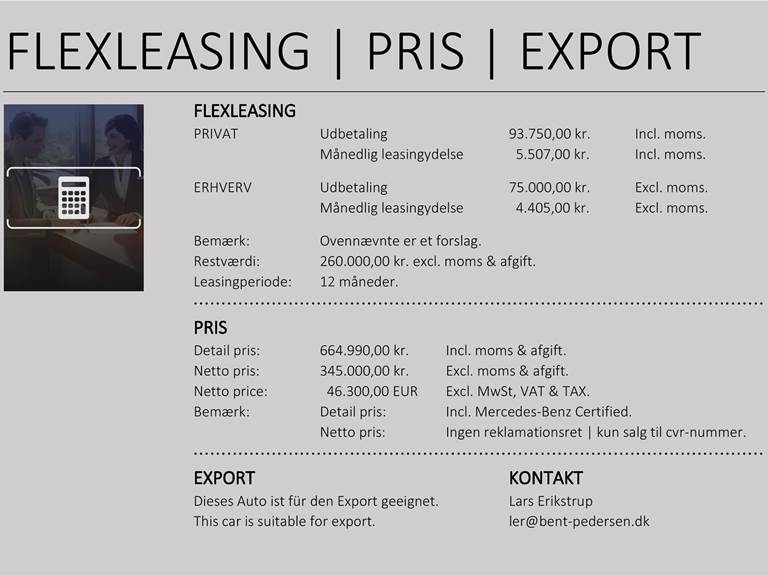 Mercedes E300 e 2,0 T Plugin-hybrid Avantgarde Advance Plus 9G-Tronic 313HK Stc 9g Aut.