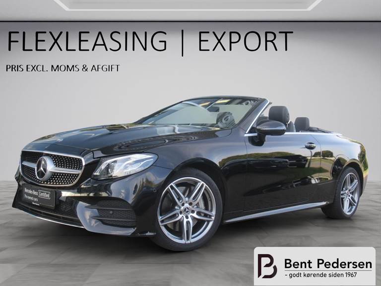 Mercedes E450 3,0 AMG Line 4Matic 9G-Tronic 367HK Cabr. Aut.
