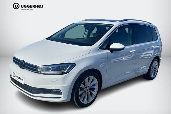 Hvid VW Touran fra 2021