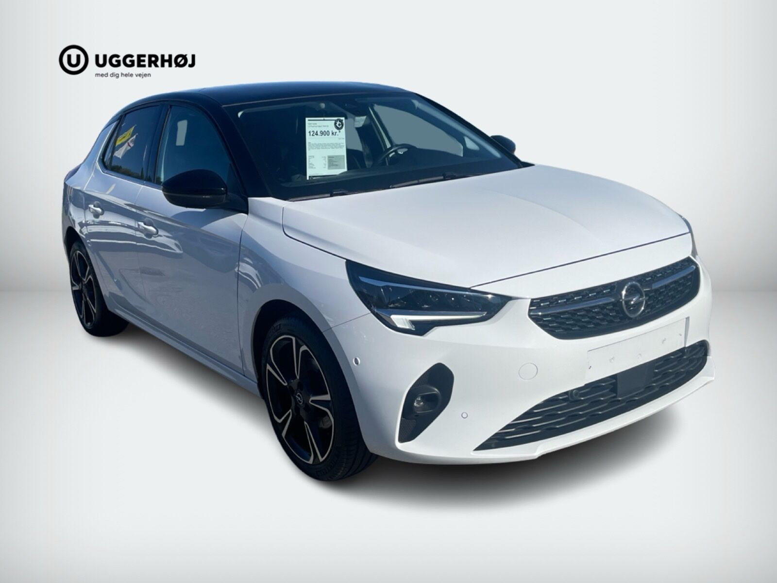Hvid Opel Corsa fra 2020