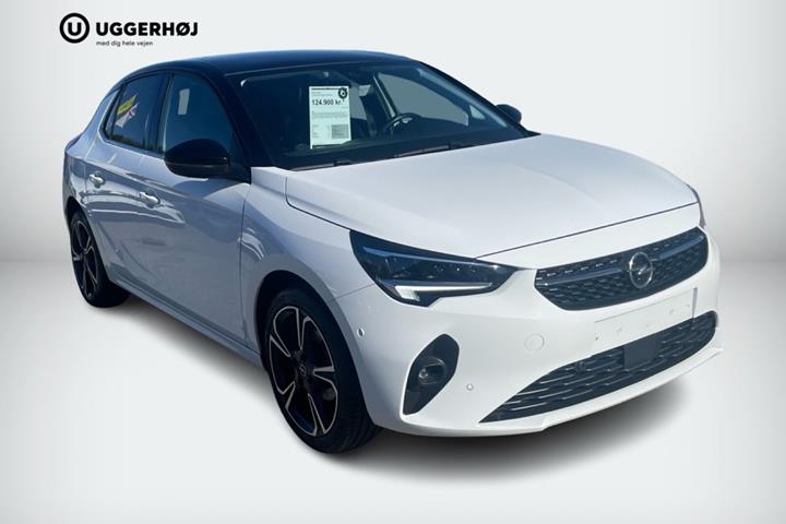 Hvid Opel Corsa fra 2020