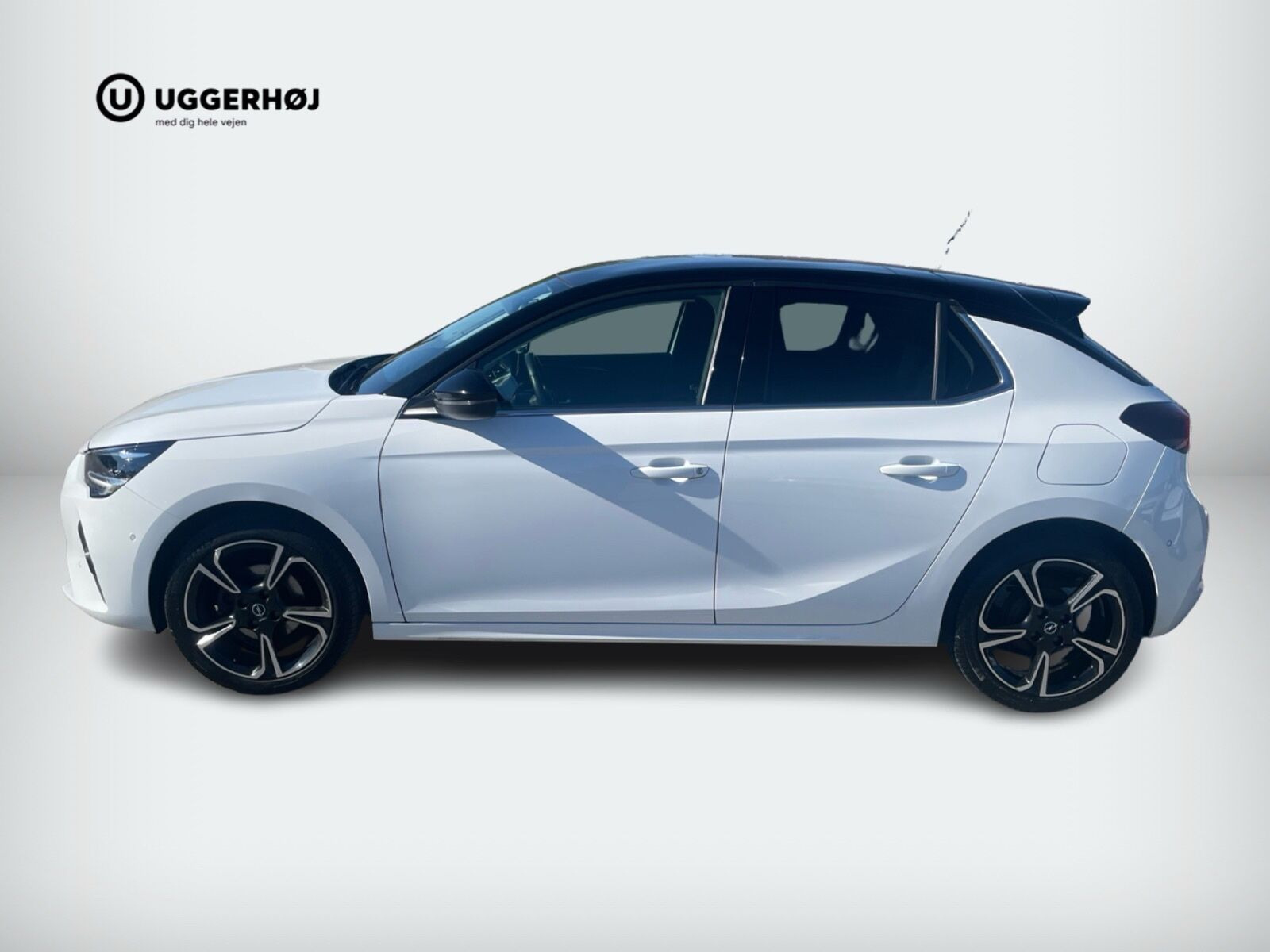 Hvid Opel Corsa fra 2020