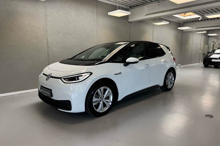 Hvid VW ID.3 fra 2021