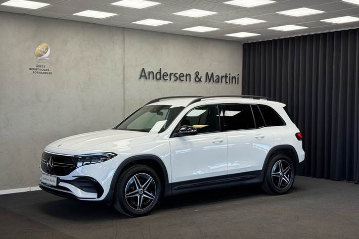 Hvid Mercedes EQB 250 fra 2023