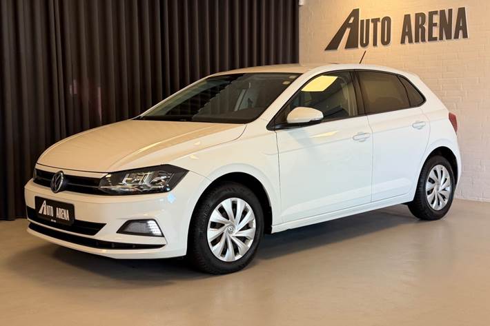 Hvid VW Polo fra 2018
